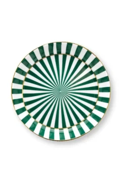 Royal Stripes Mok Tegels & Theetip Groen