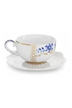 Royal White Espresso Kop & Schotel