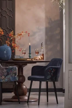 Stoel Flirting Birds Blauw