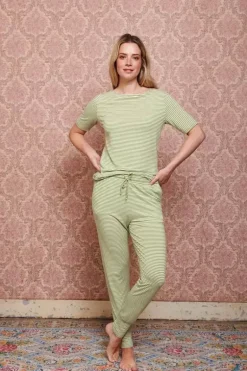 Top Korte Mouw Little Sumo Stripe Fel