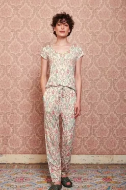 Top Korte Mouw Primavera Wit