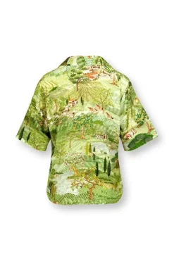 Top Korte Mouw Toscana Groen