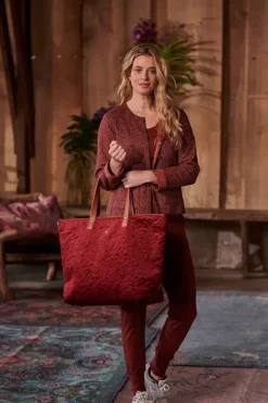 Tote Bag Velvet Quiltey Days