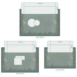 Vloerkleed Jolie By Pip /Groen