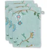 Washandje Set/3 Les Fleurs 16X22 Cm