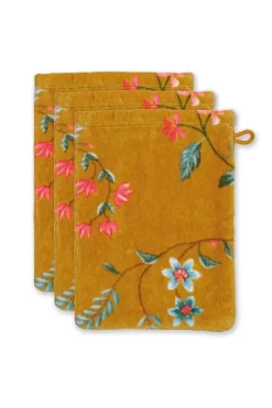 Washandje Set/3 Les Fleurs 16X22 Cm