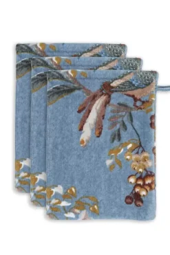 Washandje Set/3 Secret Garden 16X22Cm