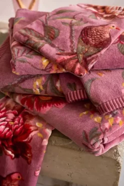 Washandje Set/3 Secret Garden Mauve 16X22Cm