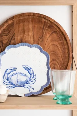 Water Glas Gedraaid Blauw