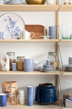 Waterkan Gedraaid Blauw