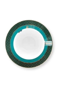 Winter Wonderland Cappuccino Kop & Schotel Groen