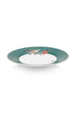 Winter Wonderland Gebaksbord Groen 17 Cm