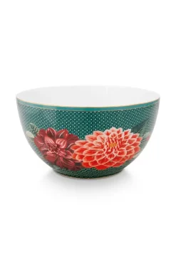 Winter Wonderland Kom Groen 15 Cm