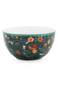 Winter Wonderland Kom Groen 12 Cm