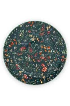 Winter Wonderland Onderbord Donkerblauw 32 Cm